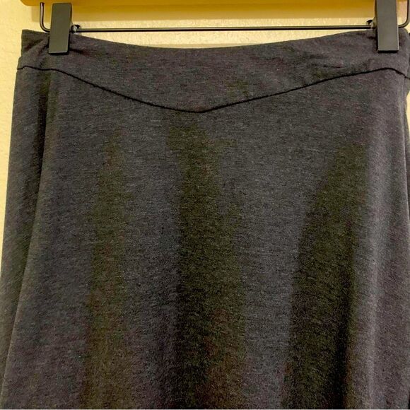 KATE KASEN Circle Skirt Midi Women’s Small Dark Gray Cotton Spandex Side Zipper. - Picture 4 of 13